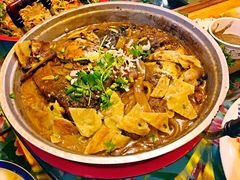 鱼头泡饼-闯关东东北农家菜(崂山石老人店)