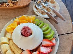草莓松饼-春风十里咖啡馆