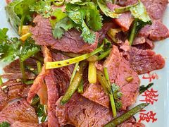 凉拌牛肉-手擀菠菜面(西康路店)