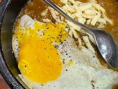 咖喱芝士石锅拌饭-大阪烧肉BAKA一代(十亩地店)