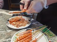 生猛游水虾-禄婶鸡煲·打边炉