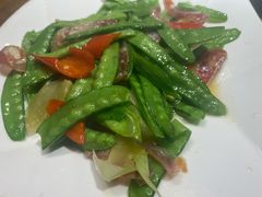 荷兰豆炒腊味-潮中人·潮州菜(益乐路店)