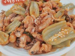 干煸鱿鱼-满口香饭店