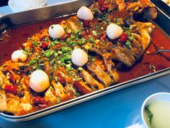 荔枝香辣清江鱼-鱼酷活鱼烤鱼(中联广场店)