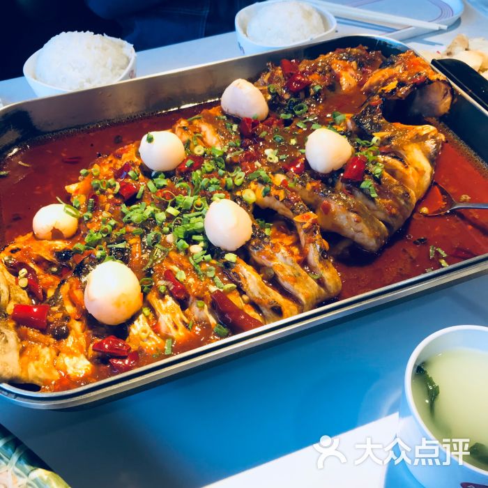 鱼酷活鱼现烤(中联广场店)荔枝香辣清江鱼图片 第2张