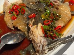 普宁豆酱蒸剥皮牛鱼-汤城小厨•粤菜•靓汤(苏州街店)