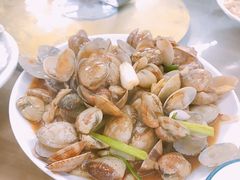 酱爆炒花甲-明记海鲜大排档(巽寮湾店)