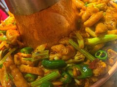 香辣肥肠-炉小二铜锅牛蛙•川湘菜(三里屯店)