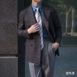 -怒马会 全麻衬西装高级定制