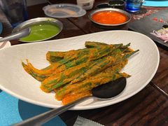 三色炒秋葵-甘尼仕印度餐厅爵士酒吧(阳春巷店)