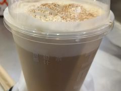 烤黑糖波波牛乳茶-喜茶(上海正大广场店)