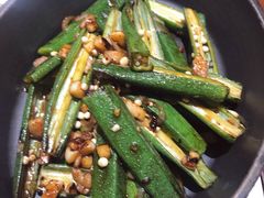 小炒秋葵-小大董·烤鸭(凤凰汇店)