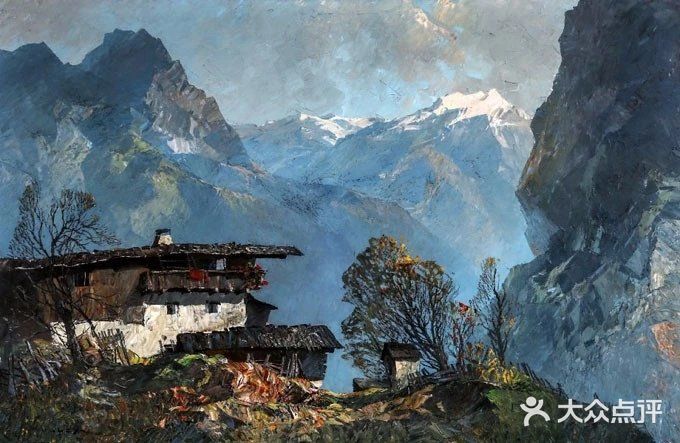 我想住在这里,奥地利画家穆利的山村油画,无言之美!