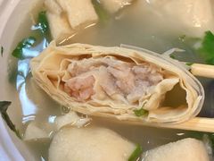 油豆腐百叶包粉丝汤-小杨生煎(湟普汇店)