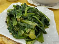 豆豉炒油麦菜-秋姐美食店(旅游大道店)