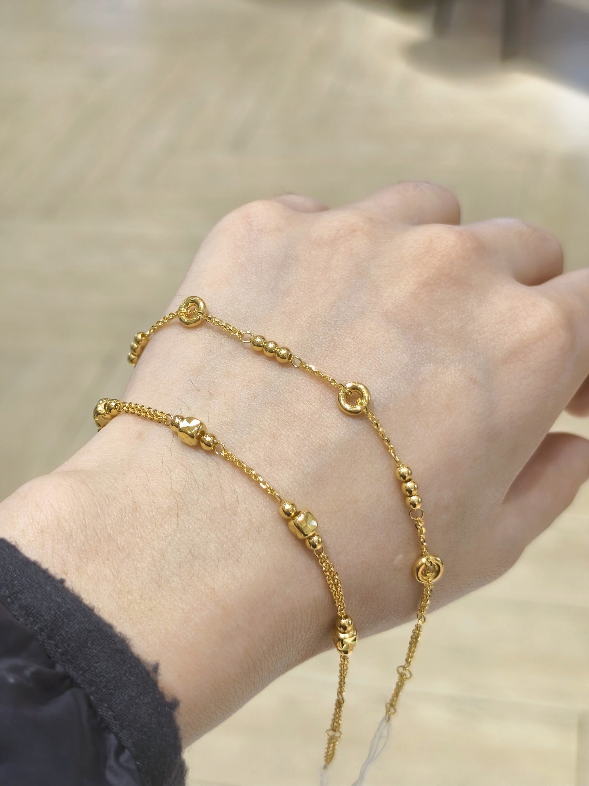 黄金小手链