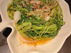 马拉盏炒通菜-大头虾越式风味餐厅(光明广场店)