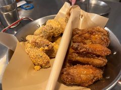 炸鸡一半一半-富乐满韩国正宗炸鸡韩国料理(虹泉路店)