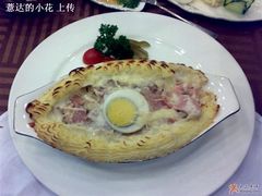 烤奶汁杂拌内部-小白桦西餐厅