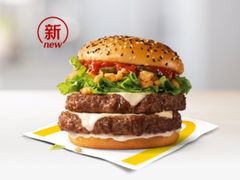 双层北美烧烤风味安格斯厚牛堡-麦当劳(瓦房店世纪广场店)