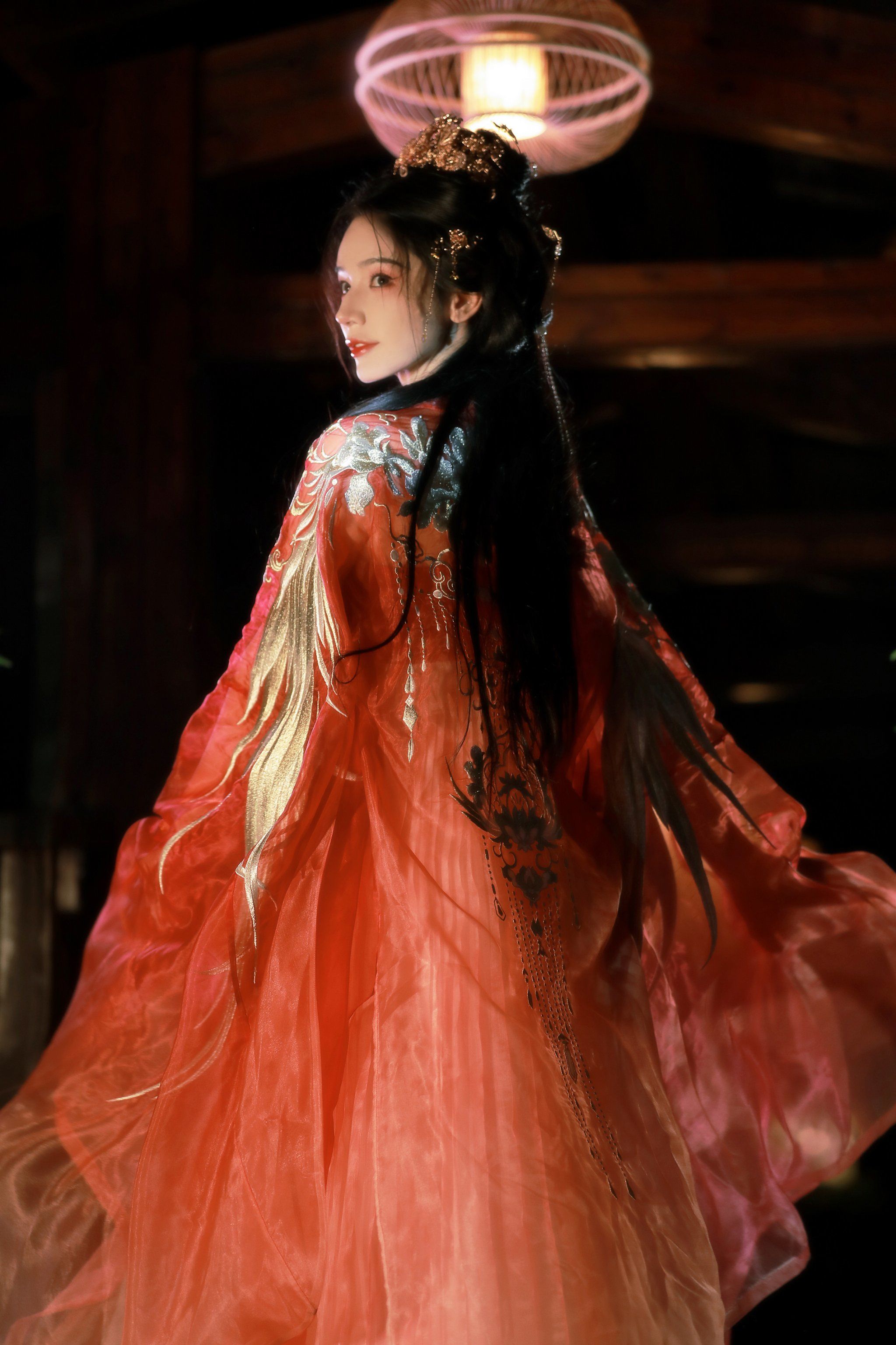 古风美女红衣梦