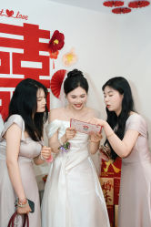 -桃子造型婚纱礼服(凤起广场店)