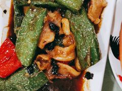 虎皮尖椒爆猪颈肉-大唐靓汤江门私房菜(景田店)