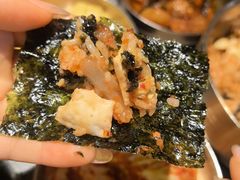 海苔包蟹饭-草家酱蟹炭火烤肉店(珲春南路一店)