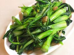 猪油渣生炒菜心-港式金翠茶餐厅