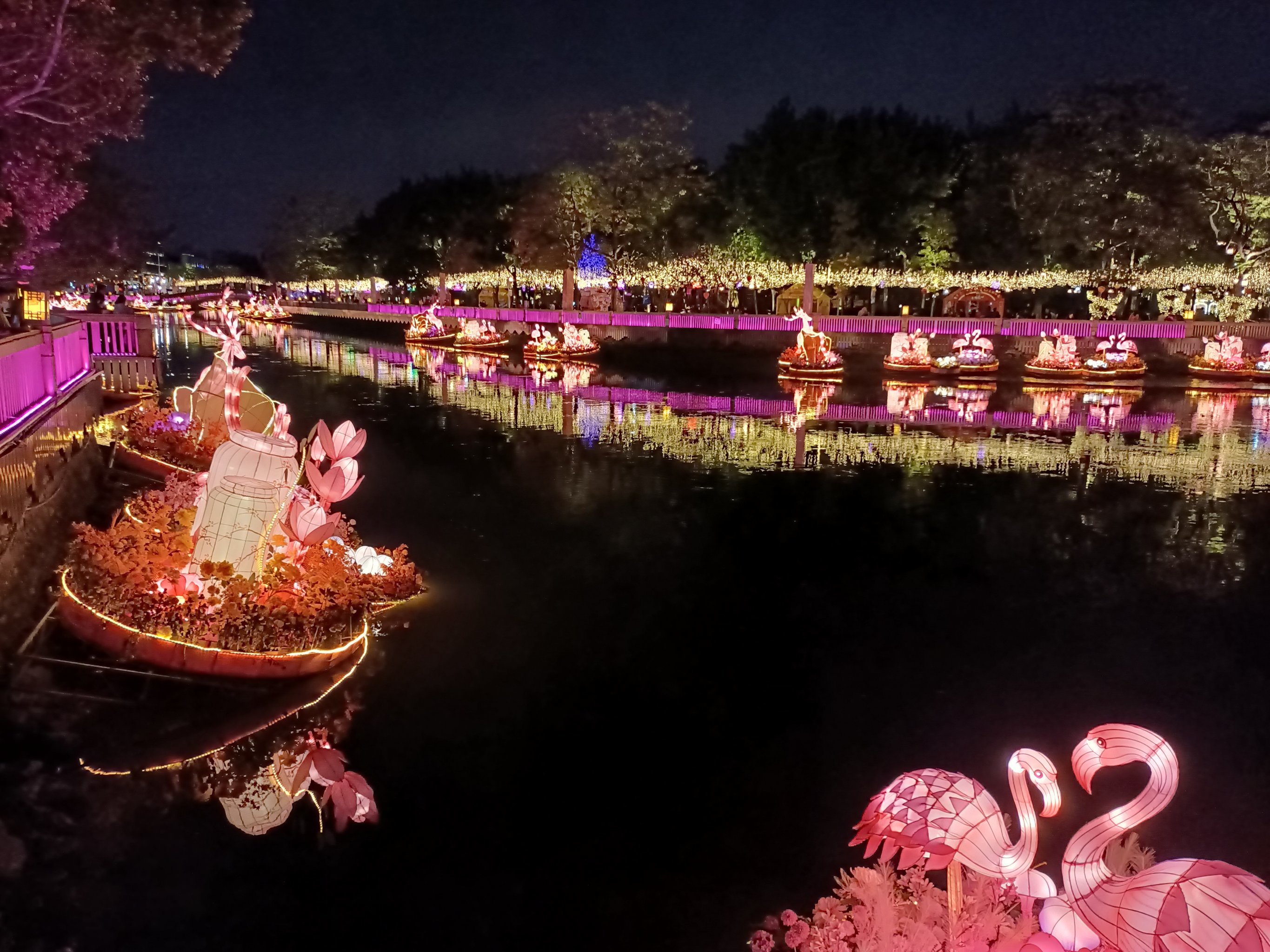 富寿公园一年四季景色宜人,百花盛开,绿树