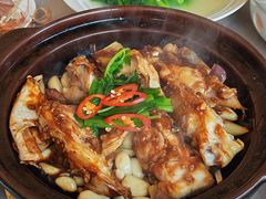 招牌鱼头煲-锦江宾馆-花园餐厅