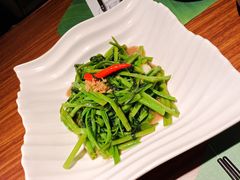 秘制虾酱炒空心菜-帕蓝·暹罗料理(曲阳店)