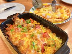 蒜香鸡肉培根芝士焗饭-萨莉亚意式餐厅(深圳北站店)