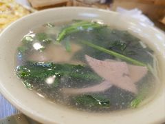 猪肝菠菜汤-圆宝台湾小吃(迎津街店)