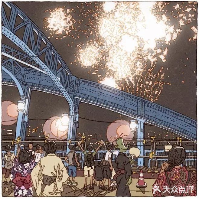 来自插画师笔下的东京街头