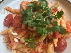 意式大虾配茄汁酱意面-Wagas沃歌斯(汇智店)