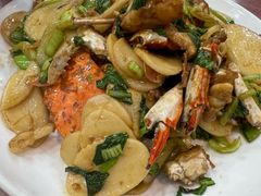 白蟹炒年糕-红灯笼龙凤饭店(宁波老字号店)