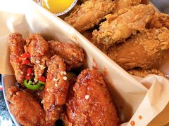 炸鸡翅一半一半-富乐满韩国正宗炸鸡韩国料理(虹泉路店)