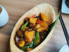 芒果牛肉-纳禾春.云南.版纳特色菜.傣味手抓饭(南亚店)