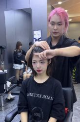 -米可造型烫发染发