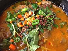 吊锅酸萝卜牛肉-新竹里馆·花园餐厅(兴苑路店)