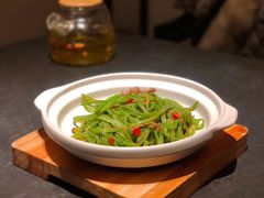 砂窝扁豆丝-鸽子侯·家宴·平价海鲜(市图书馆店)