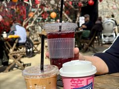 桃花拿铁-春风习习