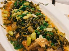 雪菜黄花鱼蒸肉饼-港丽餐厅(高德置地店)