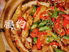 香辣肥肠煲-腰子哥烤串(石佛营炫特店)