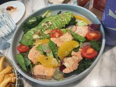 火炙法罗群岛三文鱼柳橙沙拉-HERB SPICE(来凤街店)