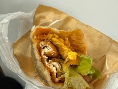 -小红车炸蛋葱油饼