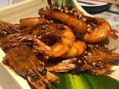 胡味油爆虾-绿茶餐厅(昌平悦荟店)