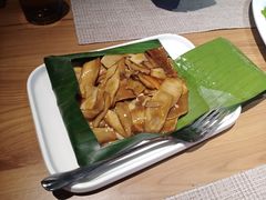 芭蕉叶包烤蘑菇-雀舞云南菜(乐客城店)