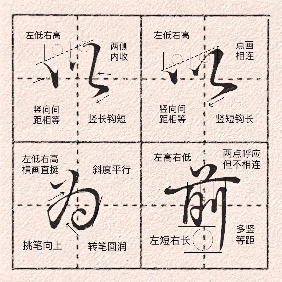 胡问遂书法教程图片